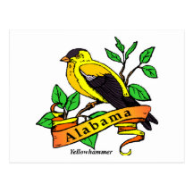 Alabama State Bird Post Card