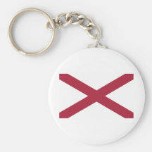 Alabama State Flag Key Chain