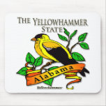 Alabama Yellowhammer Bird Mousepads