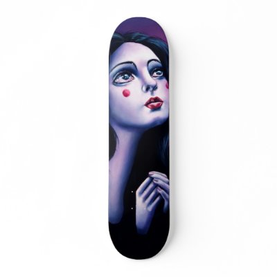 Alabaster Touch and an Arsenic Tongue Skateboard by faticadesigns