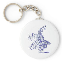 Aladdin and His Electric Lamp Keychains