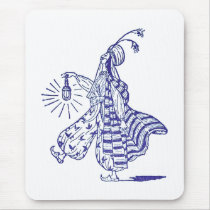 Aladdin and His Electric Lamp Mouse Pad