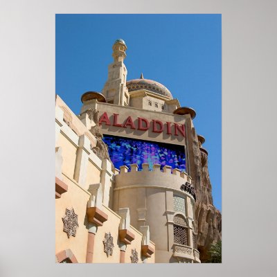 Aladdin Casino Las Vegas Print by Joenov15