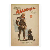 Aladdin Jr, 'Rambo and the Cat' Retro Theatre Postcard