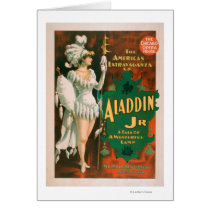 Aladdin Jr. Tale of a Wonderful Lamp Theatre 2 Greeting Card