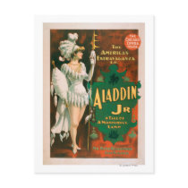 Aladdin Jr. Tale of a Wonderful Lamp Theatre 2 Post Card