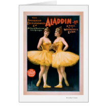 Aladdin Jr. Tale of a Wonderful Lamp Theatre Card