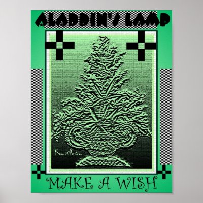 "ALADDIN'S LAMP" GICLEE PRINT by bugladyart