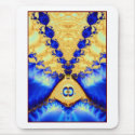 aladdin's lamp: gold & lapis mousepads