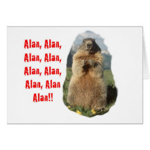 Alan Alan Alan Greeting Cards