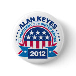 Alan Keyes for President 2012 Pinback Button