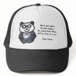 Alan Panda, Black and white,He eats bamboo,He c... hats