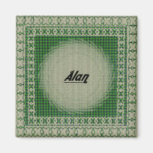 Alan Square Magnet