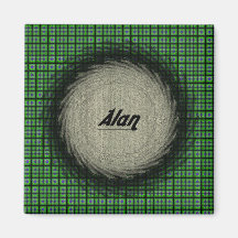 Alan Square Magnet