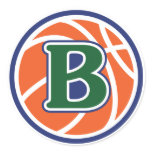 Alander Basketball Round Sticker