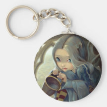"Alannah and the Gargoyle" Keychain