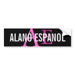 Alano Espanol Breed Monogram Bumper Stickers