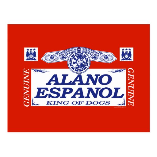 Alano Espanol Post Card | Zazzle.co.uk