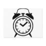 alarm clock icon postcards