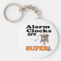 alarm clocks are super key chain