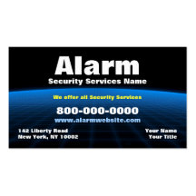 Alarm / Security /Tech Business Card
