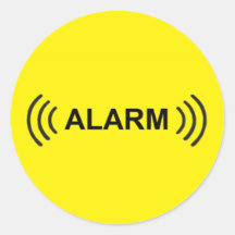 ALARM STICKER
