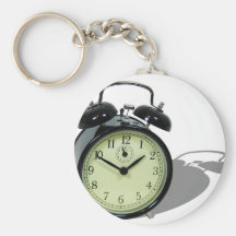 AlarmClock041109shadows Keychain