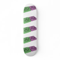 Alas  as Al Aluminium  and As Arsenic Skateboard Deck