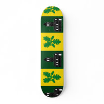 Alas I Cerc., Spain flag Skate Deck