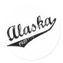 Alaska 1959 round stickers