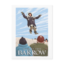 Alaska Blanket Toss - Barrow, Alaska Post Cards
