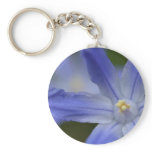 Alaska blue wildflower keychains