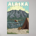 Alaska - Bush Plane and Fishing Posters