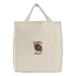 Alaska Denali Moose Embroidered Bag