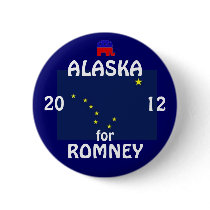 Alaska for Romney 2012 Buttons