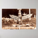 Alaska Grave Totems, circa 1940 posters