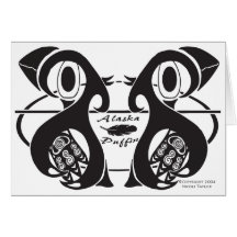 Alaska Puffin Card