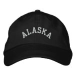 Alaska State Embroidered Baseball Cap