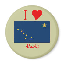 Alaska State Flag Magnet