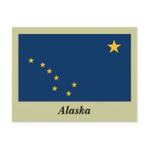 Alaska State Flag Post Card