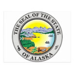 Alaska State Seal Post Card