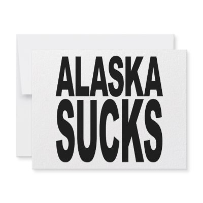 Alaska Sucks Personalised Invitations by MyShirtSucks