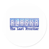 Alaska, The Last Frontier Stickers