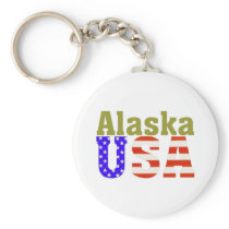 Alaska USA! Keychain