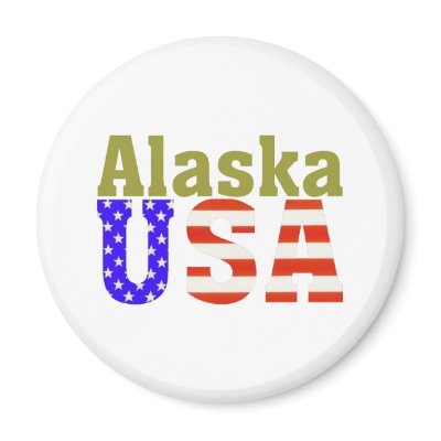 Alaska USA! Fridge Magnet by All50States