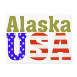 Alaska USA! Postcard