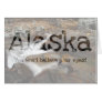 Alaskan Autumn Waterfall; Alaska Souvenir Cards