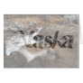 Alaskan Autumn Waterfall; Alaska Souvenir Greeting Card