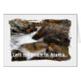 Alaskan Autumn Waterfall; Alaska Souvenir Cards
