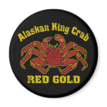 ALASKAN KING CRAB RED GOLD magnets